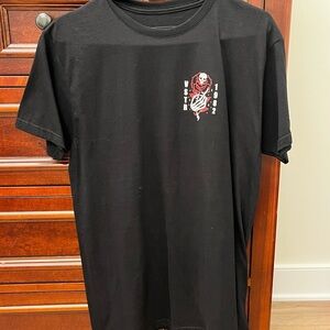 VSTR Black Graphic T-Shirt for Men